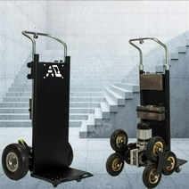 계단리프트 핸드카 택배 등반기계 전동 무거운짐, 고성능모터 6륜, 1개
