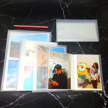 포토카드바인더 엽서 사진앨범 포카바인더 5종, C. 4x6인치 1열 바인더