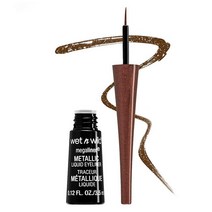 Wet n Wild 메가라이너 리퀴드 아이라이너 브라운 다크, Metallic Brown