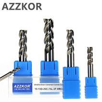밀링 커터 부품 머신 합금 코팅 알루미늄으로 텅스텐 강철 도구 cnc maching 블레이드 엔드 밀 탑 나무, 1.0mmx50리터