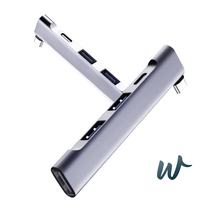 휴우 PD 60W 4in1 노트북 맥북 C타입 멀티포트 분배기
