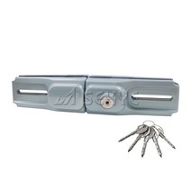 도어맨 도어락(강화유리정) 양문 강화유리도어락 잠금장치 강화유리문열쇠