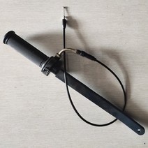 호환 선외기 어선 모터보트 바다낚시보트 전기모터 엔진 hangkai 2 스트로크 3.5 hp 액세서리 용 스로틀 케이블이있는 부품 핸들, 없음