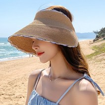 그린코코 레이 여성 여름모자 돌돌이모자 자외선차단 사파리 밀짚 버킷햇 모자