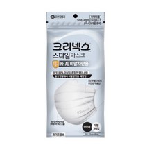 크리넥스 비말차단스타일마스크 흰색, 3매입, 3개