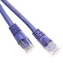 Cat5e Ethernet Cable 24AWG RJ45 Gold Plate Connector ETL 4 Pair Stranded Copper Snagless Mold B, 1