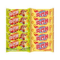 홈런볼 초코 5개 + 커스타드크림 5개