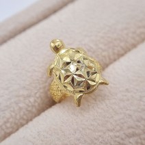 리쥬샵 순금 거북이 돌반지 1돈 ﻿3.75g 장수상징 조카 손주 첫돌 백일 아기반지