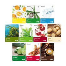 리코셀 1일1팩 촉촉순한 마스크팩23ml 10종x10매 총100장, 2번세트, 100매
