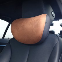 에디카 차량용 메모리폼 목쿠션, 1개, 브라운