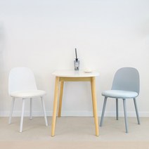 [카미코코] LPM 4컬러 반타원 1200X800 테이블 (원목 다리), 화이트네추럴