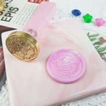 실링왁스 인장 스탬프 헤드 시리즈 6, 컵 케이크 (3cm)