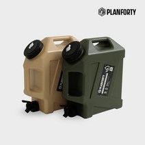 플랜40 워터컨테이너 캠핑물통 탱크 정수기, 올리브