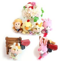 (쏘잇)동물인형 열쇠고리 키홀더 원숭이노령 소형견, 상세페이지 참조, 상세페이지 참조