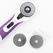 칼날 교체용 칼날 ) 로터리 원형 45mm 재단칼날 (2pcs), 2개