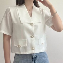 트위드 여름 반팔 자켓 루즈핏 캐주얼 반팔 여성 크롭 숏자켓 슬림 일자핏 세미정장