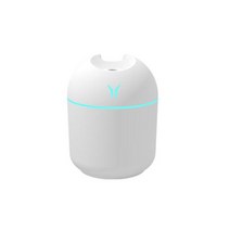 가정용 USB 가습기 250ml 미스트 메이커 안개 제조기 책상용 차량용 초소형 간편 세척 홈 편한 통세척 미니 휴대용 공기 가습기 조용한 습도조절 사무실 침실 터치식 무드등 추천, 250ML 화이트