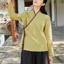 셀럽당 여성 봄가을 상의 개량 한복 셔츠 S01764