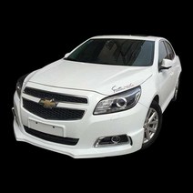 구형 8세대 말리부 호환 립 프론트 전면 리어 범퍼, 단일 팩  리어 윙(레드)