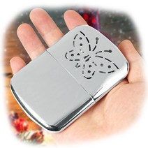 지포형 메탈실버 손난로(10cm), 1, 본상품선택