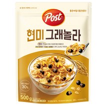 포스트 그래놀라 500g / 현미 시리얼 후레이크, 1봉