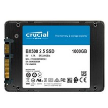 데스크탑 노트 북용 Crucial BX500 SSD SATA3.0 240GB 480GB 1TB 3D NAND 인터페이스 2.5 인치 내장 ssd, [02] 500GB