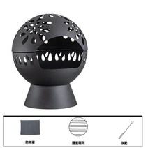 마당 화로대 모닥불 불멍 펜션 테라스 장작 화로, 볼오븐