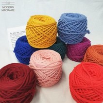 DMW337069 *디아코니아* 마크라메실 푼사 9컬러 마크라메 가방 만들기 재료, 푼사볼 딥그린