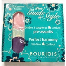 Bourjois 부르조아 쁘띠 가이드 드 퍼펙트 하모니 아이섀도우 & 컨투어 ~색상 선택~, 코케트 로제트 12 (핑크 amp 퍼