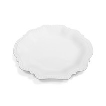 화이트 도트 레이스 앞접시 디저트 플레이트 (3size), 3호(21cm)
