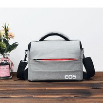 캐논 카메라 가방 DSLR 마이크로 단 휴대 EOSR200D650D700D750D80D6D60D 4907442167, 업그레이드 두께감 있는 그레이 _어깨