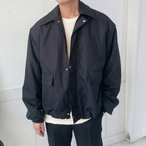 겨울 카라 숏 패딩 항공 점퍼 / 스톤 카키 블랙