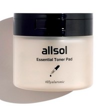 올솔 에센셜 저분자 히알루론산 토너 패드 대형 70매 220ml 2개