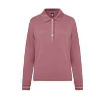 골프 여성 프리미엄 핑크 라인배색 포인트 카라 티셔츠 DNTS3C607P2