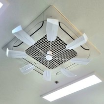 에어컨 바람막이 난방비 냉방비 전기세 절약 공기 순환 직풍 방지 천장형 시스템 간편설치