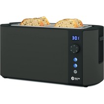 WMF 롱 슬롯 토스터 딥 블랙 디자인 독일 직구, 기본