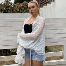 여성볼레로 케이프 비치 커버 업 꽃 레이스 파티 댄스 웨딩 숄 어깨 걸이 볼레로 긴 캐주얼 랩 카디건 루즈 한 겉옷 케이프110885