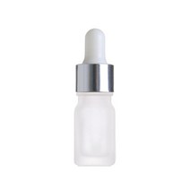 바른용기 스포이드공병 불투명 유리 용기 [실버/화이트], 50ml, 100개