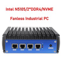 2.5G pfSense 라우터 11th 인텔 셀러론 N5105 4 x i225 Nics NVMe 2 DDR4 팬리스 소프트 OPNsense 방화벽 VPN 서버, [01] Intel N5105, [05] 16GB DDR4 256GB NVMe