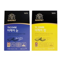 지니펫 지니펫 더케어 영양제 80g 2개 눈장+사료샘플2개, 장 2개