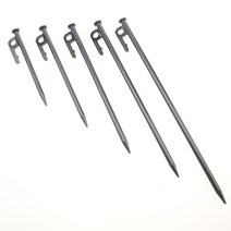 캠핑준비 캠핑 필수품 블랙 스틸 단조팩 캠핑팩 강화스틸팩 15cm 4개