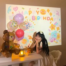 생일빔 파티소품 축하 생일 용품 브라이덜샤워 미니빔, 칩+미니빔 (생일 - 03. 토이 스토리 생일파티)