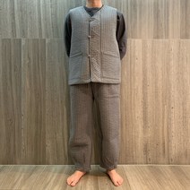 생활한복 개량한복 털누비 털바지 세트 남자 겨울 초겨울 한겨울 국내제작 계량 한복