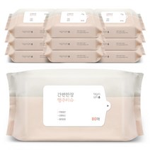 데일리워터 일회용 행주티슈 리필 10팩(800매), 단품