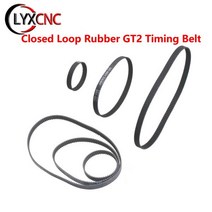 타이밍 벨트 풀리 타임 3D 프린터 벨트 폐쇄 루프 고무 GT2 타이밍 벨트 2GT-6 1220mm, 610mm