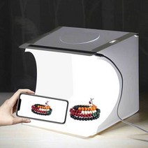 JAYART_30cm 스튜디오 미니 led 포토 박스 상품 제품 셀프 누끼테이블 촬영용소품 사진 배경지 장비 조명 부스 촬영용+jac220909, 제이아트co_30cm