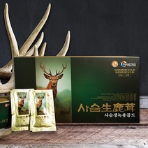 국내산 사슴 녹용즙 원액 80ml x 60포 4800ml, 2개, 120개