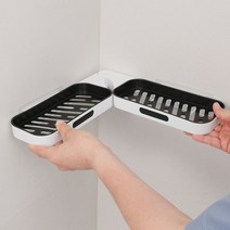 센스파파 욕실 수납 펴고접고 화장실 베란다 건조기 선반 아이디어공간, 1+1+1, 2개