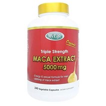 마이라이프 마카 추출 5000mg 240정 베지캡슐 My Life Maca Extract
