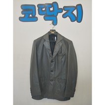 남0384/ OPT정품 중고 라이더 천연 소가죽 자켓 코딱지구제